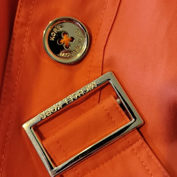 Michael Kors Hooded Rain Coat - Picture 6 of 8